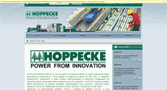 Desktop Screenshot of hoppecke.pl